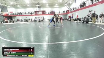 197 lbs Cons. Round 2 - Jake Stephenson, Fairmont State vs Damari Kenan, Shorter