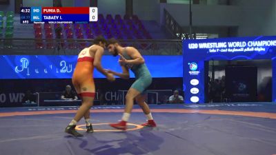 77 kg Repechage #2 - Deepak Punia, India vs Ibrahim Tabaev, Belgium