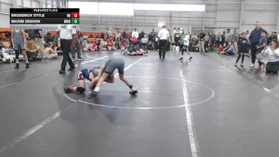 68 lbs Round 5 (6 Team) - Broderick Tittle, Valor Wrestling vs Maxim DeShon, Neighborhood Wrestling
