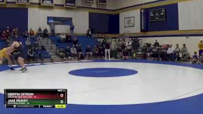 285 lbs Semis & Wb (16 Team) - Jake Peavey, Southern Maine vs Griffin Ostrom, Western New England