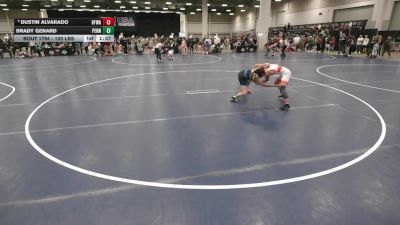 100 lbs Champ. Rd Of 16 - Brady Genard, Pennsylvania vs Dustin Alvarado, Black Fox Wrestling Academy