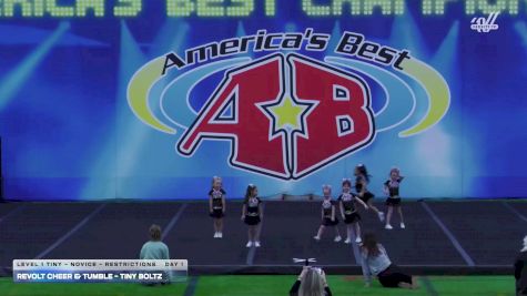 ReVolt Cheer & Tumble - Tiny Boltz [2025 L1 Tiny - Novice - Restrictions Day 1] 2025 America's Best Indy Challenge