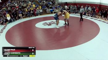 285 lbs Champ. Round 1 - Uluaki Palei, Cheyenne vs Joseph Sarmiento, Durango