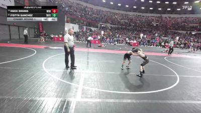 80 lbs Champ. Round 1 - Iystyn Sanchez, Team Nazar Training Center vs Knox Bruins, Waupun Youth Wrestling