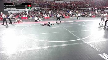 135 lbs Champ. Round 1 - Owen Porter, Hartford vs Trevor Matz, Luxemburg-Casco Wrestling Club