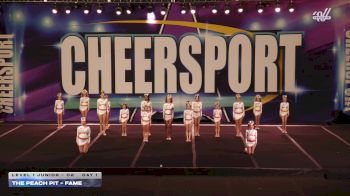 The Peach Pit - Fame [2025 L1 Junior - D2 Day 1] 2025 CHEERSPORT Cartersville Classic