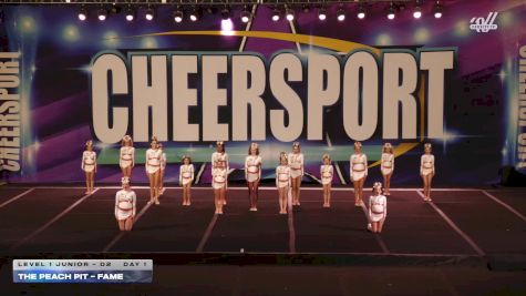 The Peach Pit - Fame [2025 L1 Junior - D2 Day 1] 2025 CHEERSPORT Cartersville Classic