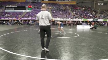 149 lbs Semis (4 Team) - Jr Downing, Corban University vs Quentyn Frank, Doane University