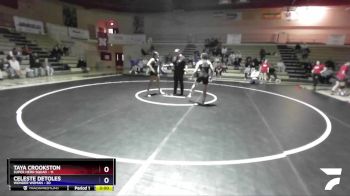 135 lbs Finals (2 Team) - Taya Crookston, Super Hero Squad vs Celeste Detoles, Wonder Woman