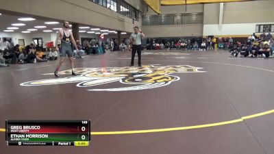 149 lbs Cons. Round 4 - Ethan Morrison, Alfred State vs Greg Brusco, West Liberty