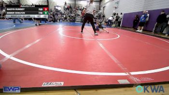 51 lbs Rr Rnd 2 - Masyn Rumsey, Pawhuska Elks Takedown vs Ember Shelton, Team Tulsa Wrestling Club