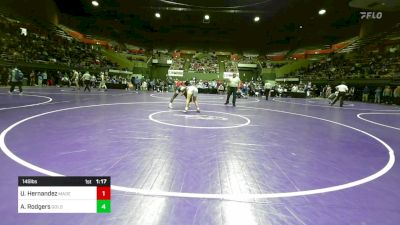 146 lbs Round Of 32 - Uriel Hernandez, Madera South vs Aaron Rodgers, Golden Valley
