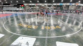 150 lbs Champ. Round 1 - Benjamin Beesley, Rider Wrestling vs Westyn Perschbacher, Sturgis Youth Wrestling