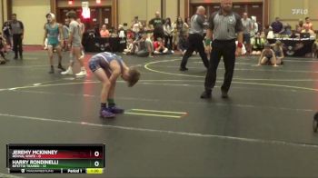 78 lbs Finals (8 Team) - Jeremy McKinney, Revival White vs Harry Rondinelli, Bitettio Trained