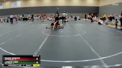 84 lbs Round 8 (10 Team) - Landon Chen, Full Circle vs Mason Worthy, Mat Assassins