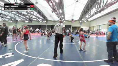 80 lbs Rr Rnd 5 - Braelynn Bates, Pride Girls vs Kali Naples, Cordoba Trained Girls