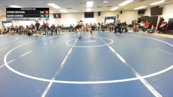 126 lbs Champ. Round 2 - Gavin Cortez, Pacifica (Oxnard) vs Ayden Michael, Etiwanda