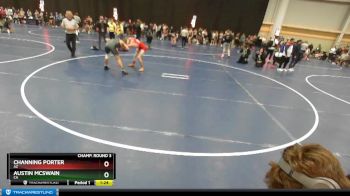 138 lbs Champ. Round 3 - Austin McSwain, CA vs Channing Porter, AZ