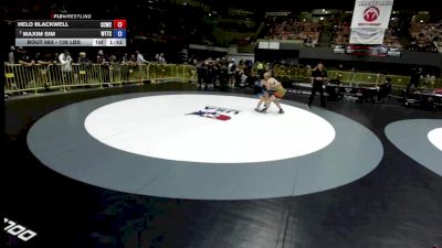 138 lbs Champ. Round 1 - Helo Blackwell, Central Catholic Wrestling Club vs Maxim Sim, World Team Training Center