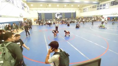 110 lbs Quarterfinal - Isabella Dyer, Eastvale Elite Wrestling vs Carly Castro, Team Faith
