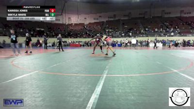 200 lbs Consi Of 8 #2 - Karissa Jones, Perry Girls Wrestling Club vs Mikyla White, Hilldale