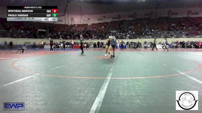 200 lbs Consi Of 16 #2 - Ri'Nyisha Newton, Union Girls JH vs Paola Vargas, Santa Fe South