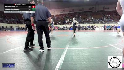 200 lbs Quarterfinal - Reyleigh Liles, Broken Arrow Girls Junior High vs Leilani Shawnee, Little Axe Takedown Club