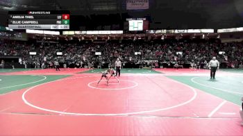 55 lbs Quarterfinal - Ellie Campbell, PWCA vs Amelia Thiel, LDYA