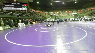 110 lbs Quarterfinal - Kamila Cerna, Stockdale vs Ariella Beeler, Bullard