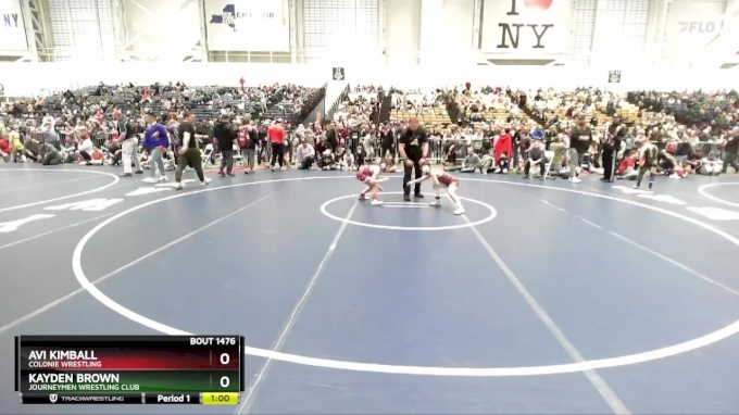 75 Lbs Quarterfinal - Avi Kimball, Colonie Wrestling Vs Kayden Brown ...