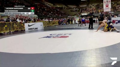 Schoolboys - 155 lbs Champ. Round 2 - Jackson Kartchner, Granite Wrestling Club vs Ivan Rodriguez