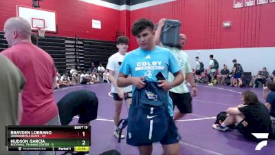 125 lbs Round 5 (8 Team) - Brayden Lobrano, Louisianimals Black vs Hudson Garcia, Rockwall Training Center