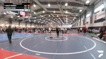 126 lbs Cons. Round 2 - Hannah Dunn, Alamo City Wrestling Club vs Hailey Bonney, NB Elite Wrestling Club