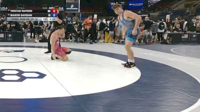 190 lbs Cons. Sub-rd Of 16 - Tristan Waters, Missouri vs Mason Savidan, California