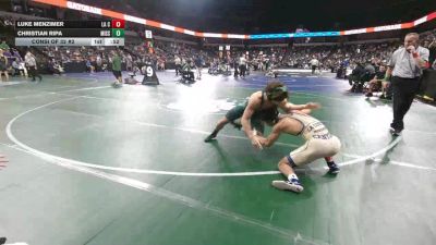 138 lbs Consi Of 32 #2 - Luke Menzimer, La Costa Canyon (SD) vs Christian Ripa, Mission Vista (SD)