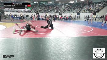 123 lbs Round Of 128 - Maxwell Gray, Bridge Creek Wrestling vs Tilden Gates, Sallisaw Takedown Club