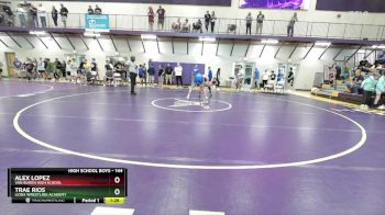 144 lbs Quarterfinal - Alex Lopez, Van Buren High School vs Trae Rios, Lions Wrestling Academy