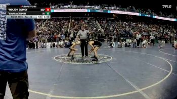 1A 113 lbs Quarterfinal - Holton Quincy, North East Carolina Preparatory School vs Liam Jackson, Polk County High School