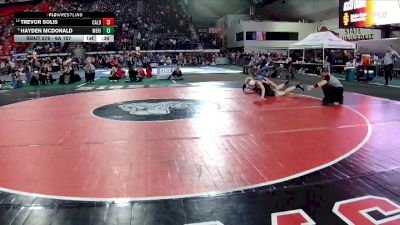6A 157 lbs Cons. Round 2 - Hayden McDonald, Meridian vs Trevor Solis, Caldwell