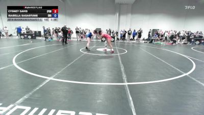 Champ. Round 1 - Cydney Davis, El Paso Supers Wrestling Club vs Isabella Sagastume, Sanderson Wrestling Academy