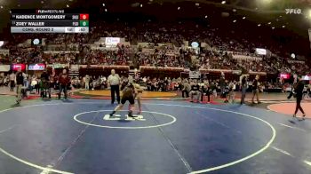 G - 140 lbs Cons. Round 2 - Kadence Montgomery, Shelby Girls vs Zoey Waller, Plentywood Girls