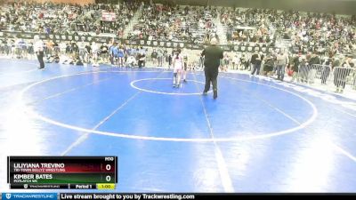 80-88 lbs Quarterfinal - Kimber Bates, Potlatch WC vs Liliyiana Trevino, Tri-Town Bullyz Wrestling