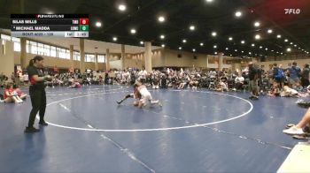 126 lbs Champ. Round 2 - Michael Madda, Level Up Wrestling Center vs Silas Mills, Trion Mat Dogs