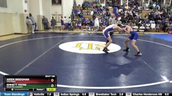 122 lbs Cons. Round 1 - Emmett Payne, Houston Academy vs Aiden Bridgman, Tallassee