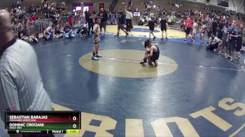 73 lbs Round 3 - Dominic Crociani, Wolf Den vs Sebastian Barajas, Crusader Wrestling