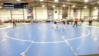 145 lbs Consi Of 16 #1 - Owen Sheiman, CT vs Porter Olson, UT