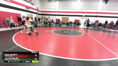 140-150 lbs Round 2 - Cole Sackett, Unaffiliated vs Colten Miller, Odessa Youth Wrestling