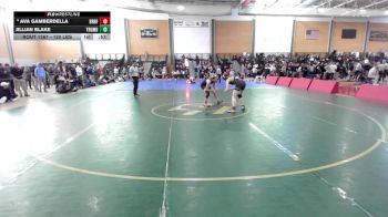 120 lbs Consolation - Ava Gamberdella, Branford vs Jillian Blake, Trumbull