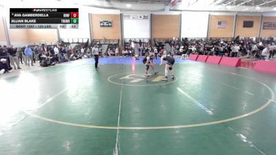 120 lbs Consolation - Ava Gamberdella, Branford vs Jillian Blake, Trumbull