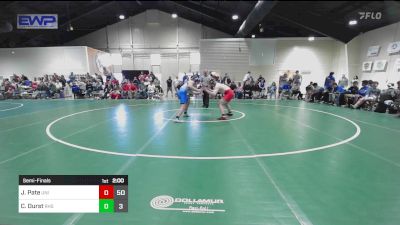 190 lbs Semifinal - Jackson Pate, University High School vs Cooper Durst, Ripley High School